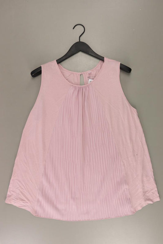 Ärmellose Bluse Gr. 46 rosa aus Viskose