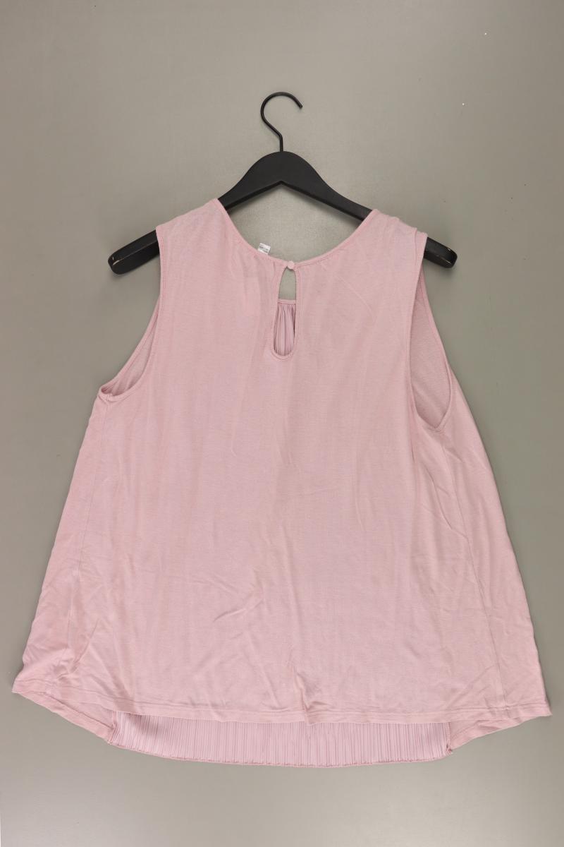 Ärmellose Bluse Gr. 46 rosa aus Viskose