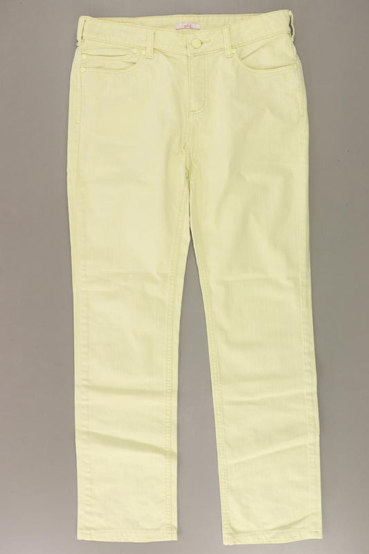 She Straight Jeans Gr. 38 gelb aus Baumwolle