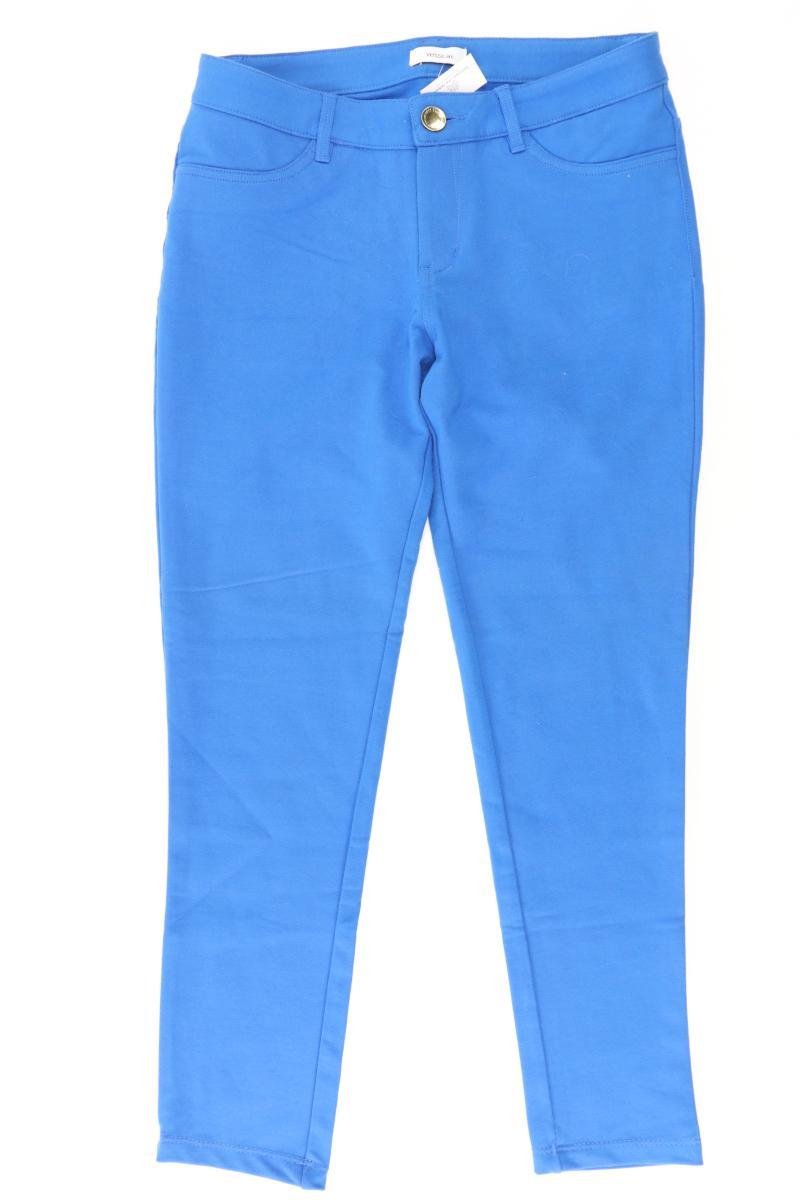 Jeggins Gr. 38 blau aus Baumwolle