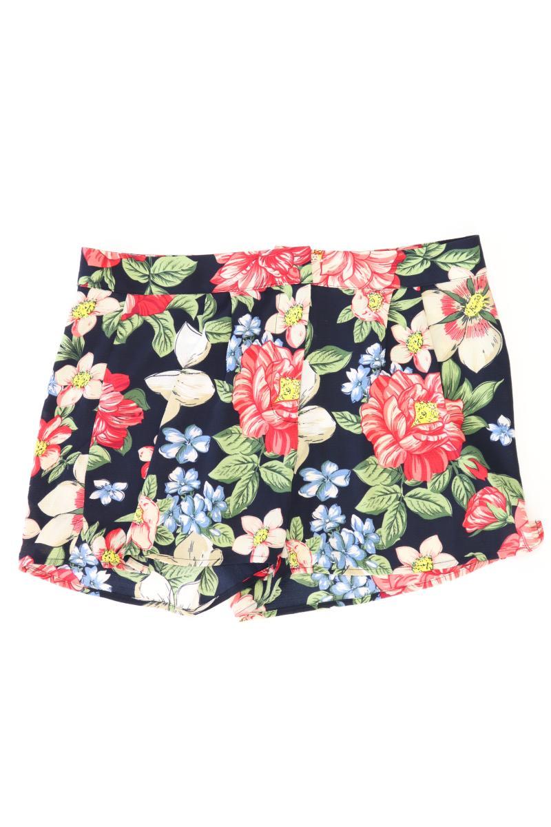 Jacqueline de Yong Hotpants Gr. 40 mit Blumenmuster schwarz aus Polyester