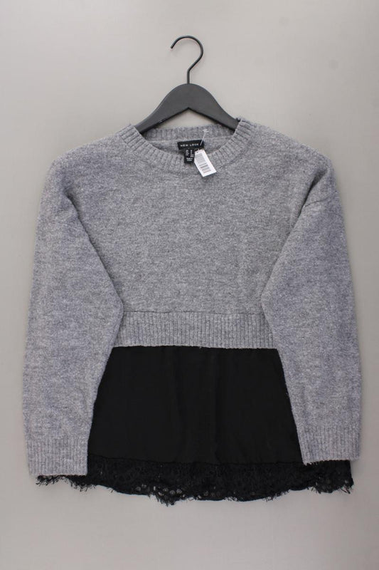 New Look Feinstrickpullover Gr. M grau