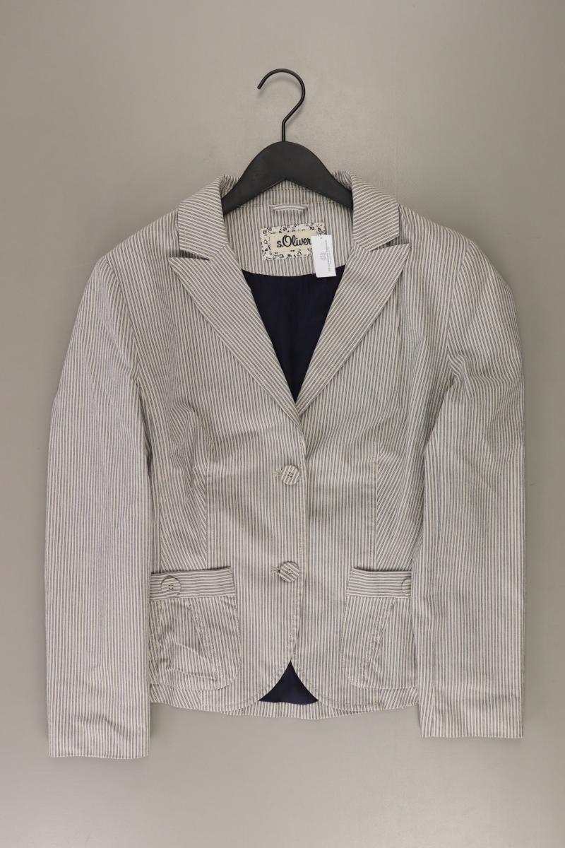 s.Oliver Blazer Gr. 40 gestreift creme