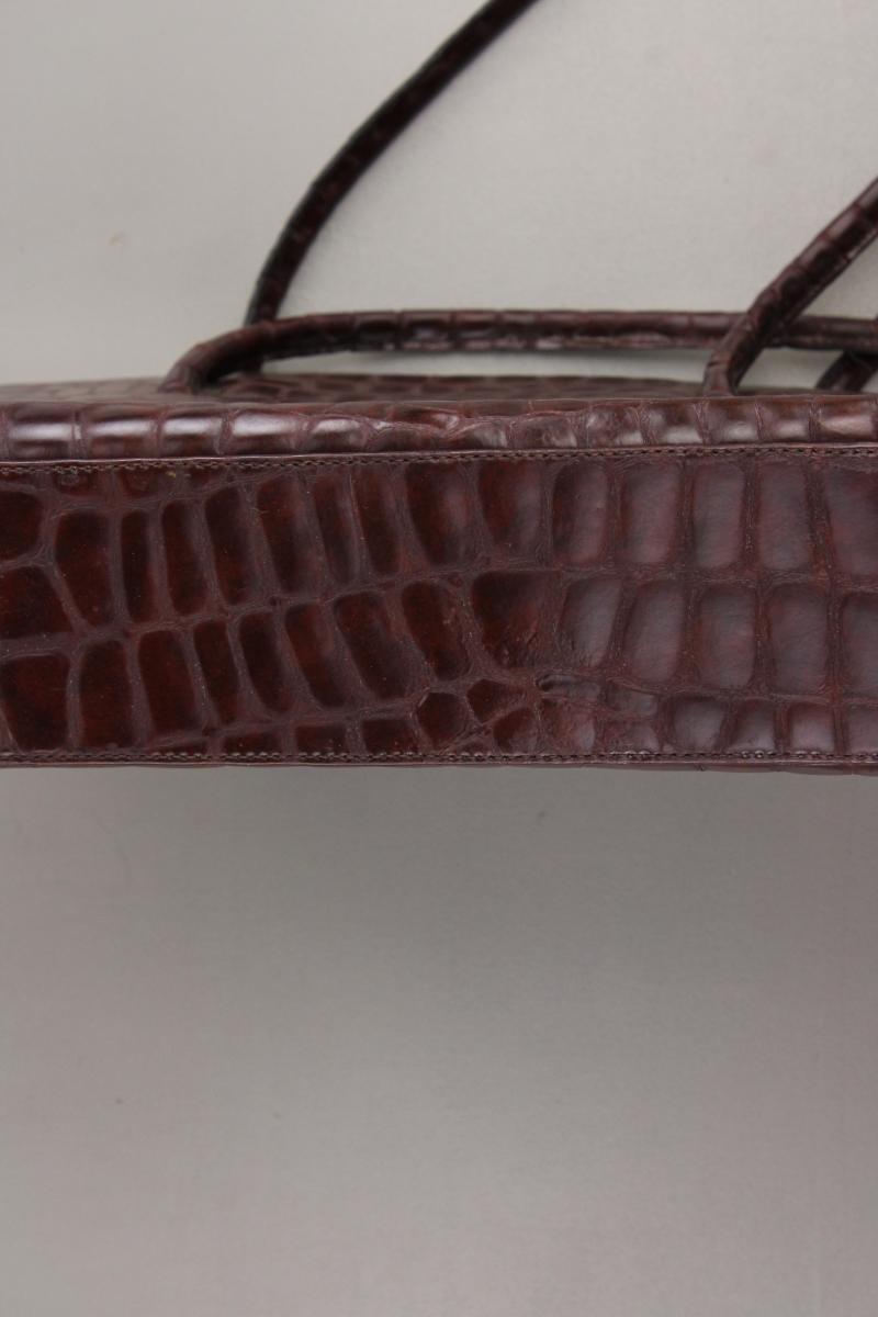 L. Credi Schultertasche Vintage braun aus Kunstleder