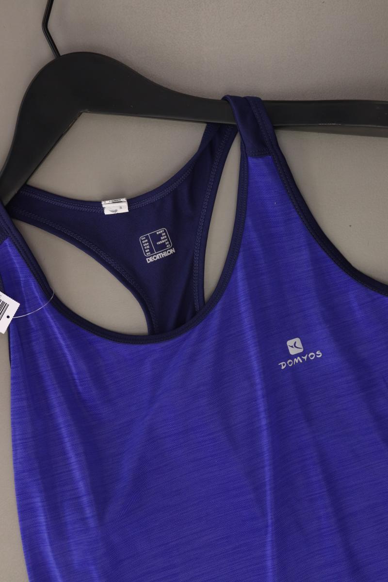 Domyos Sporttop Gr. 36 blau aus Polyester