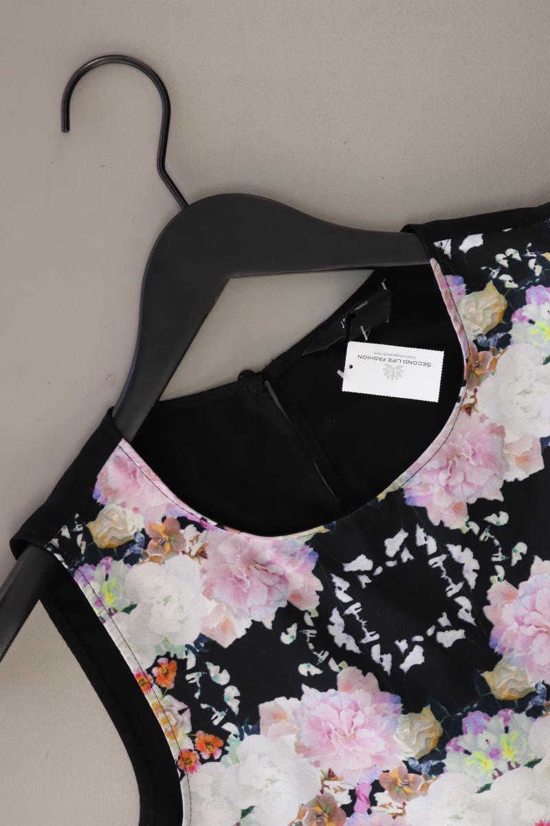 H&M Bluse Gr. 34 mit Blumenmuster mehrfarbig aus Polyester