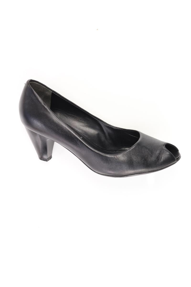 5TH AVENUE Peep Toes Gr. 37 schwarz aus Leder