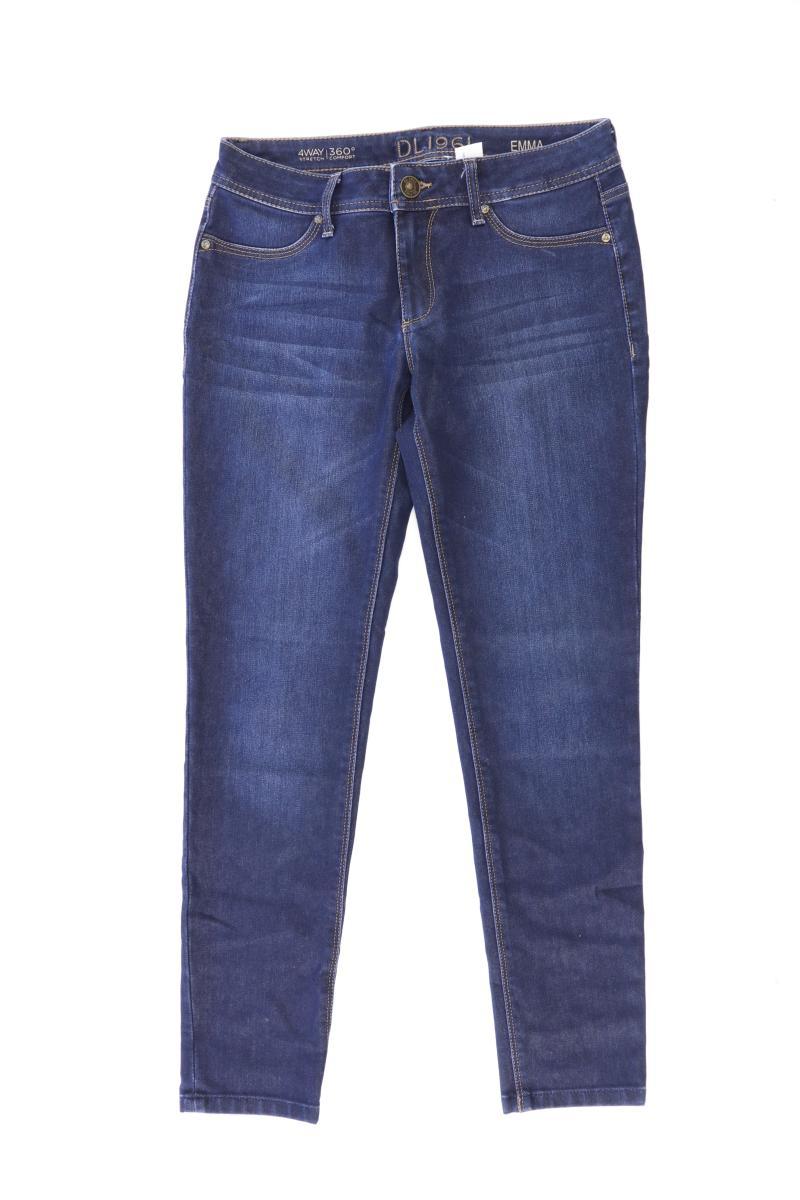 DL96 Skinny Jeans Gr. W27 blau aus Baumwolle