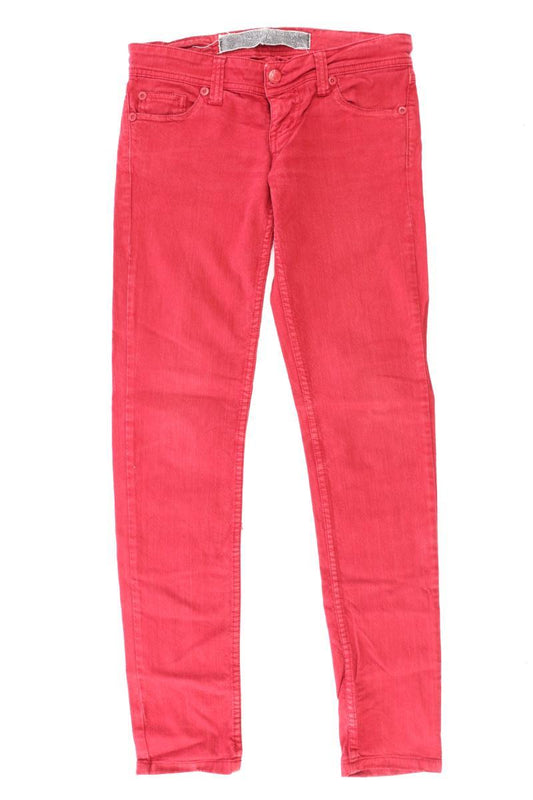 Skinny Jeans Gr. 36 rot aus Baumwolle