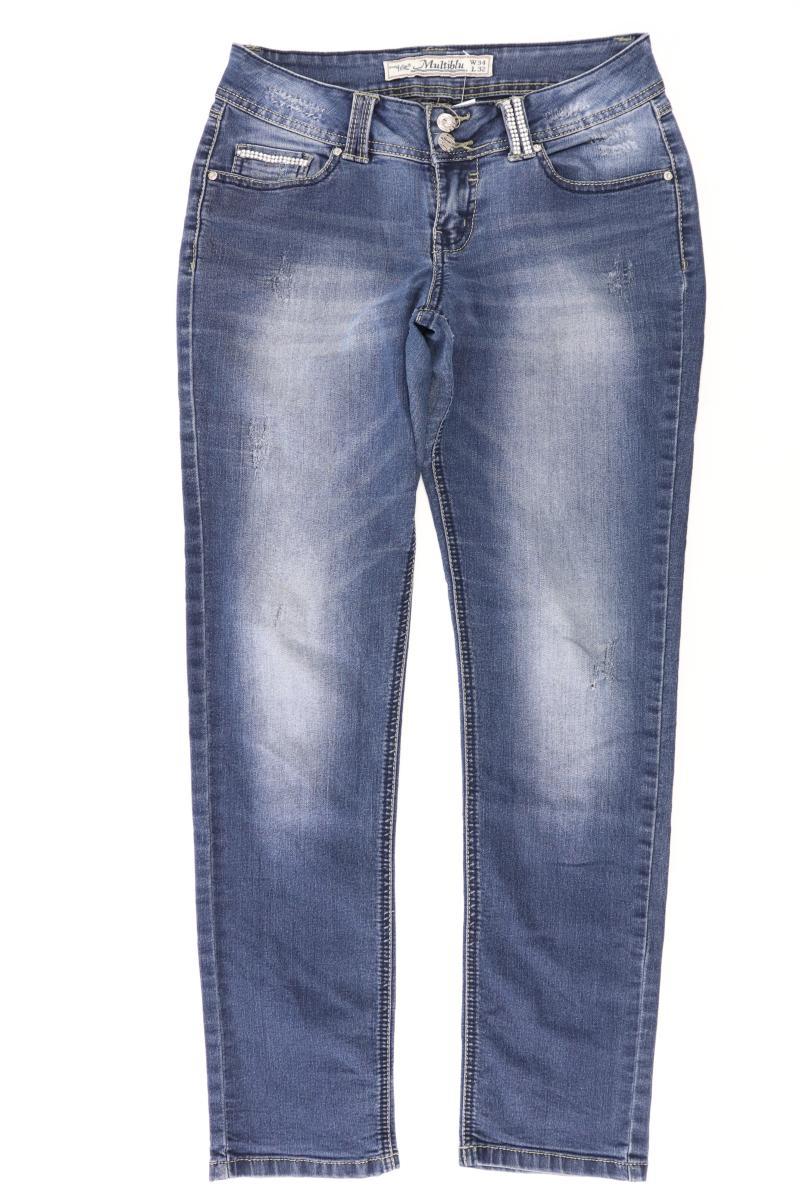 Multiblue Jeans Gr. 34/L32 blau aus Baumwolle