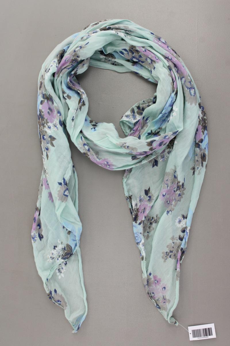 Tuch mit Blumenmuster blau