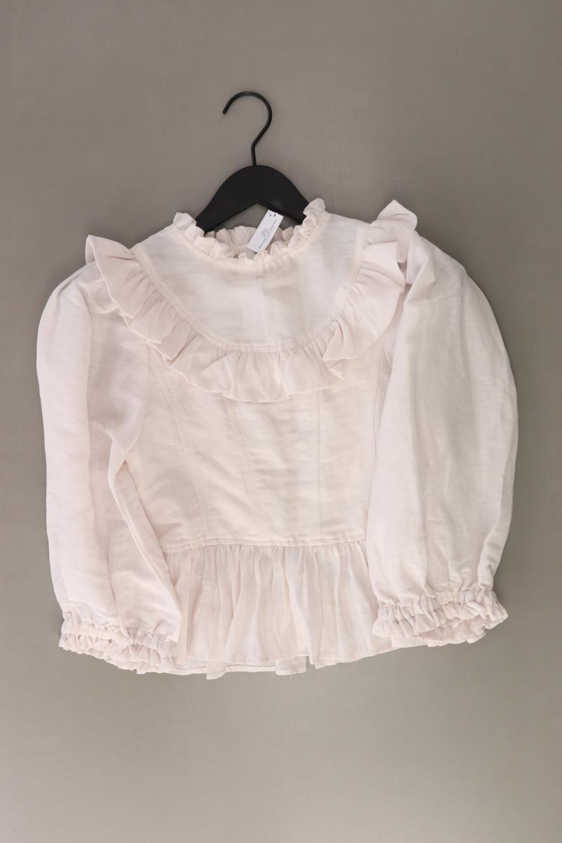 Kara Thoms Leinenbluse Gr. XS neuwertig 3/4 Ärmel creme
