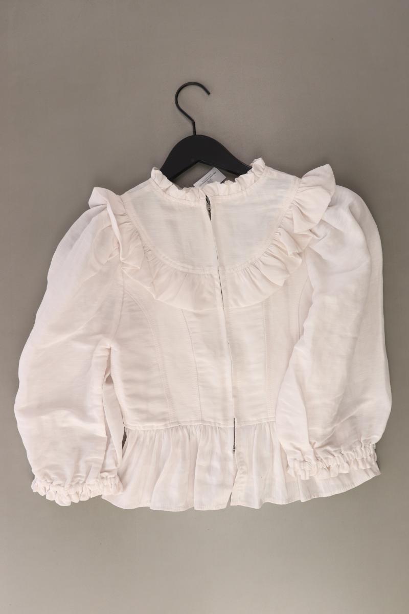 Kara Thoms Leinenbluse Gr. XS neuwertig 3/4 Ärmel creme