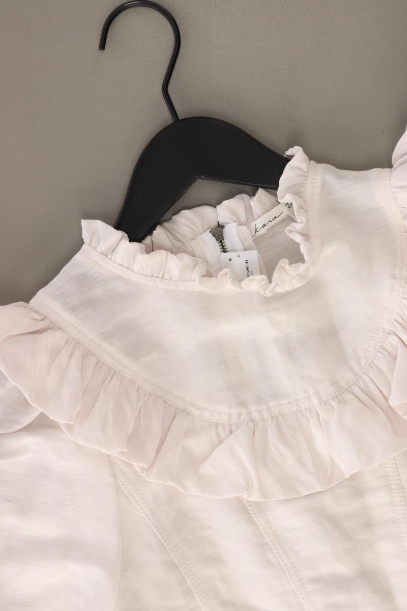 Kara Thoms Leinenbluse Gr. XS neuwertig 3/4 Ärmel creme