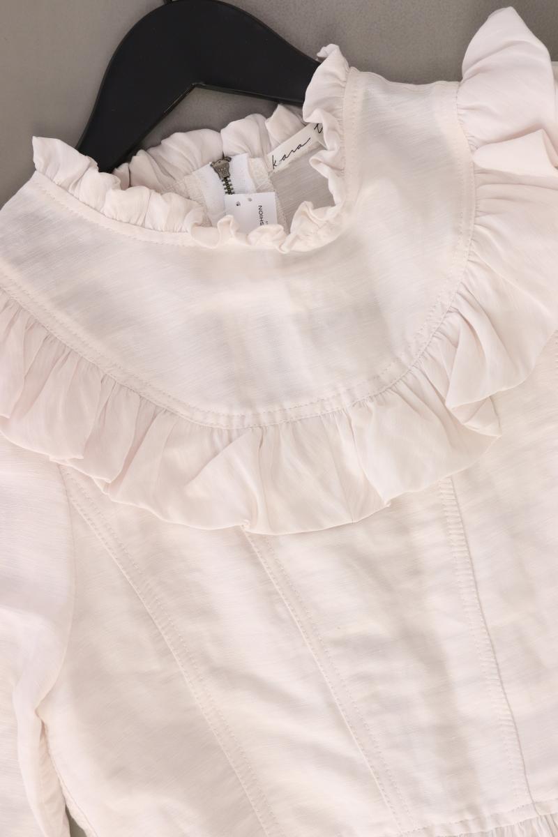 Kara Thoms Leinenbluse Gr. XS neuwertig 3/4 Ärmel creme