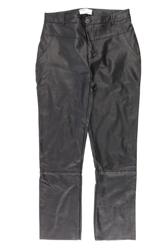 Pull&Bear Kunstlederhose Gr. 38 schwarz aus Polyurethan