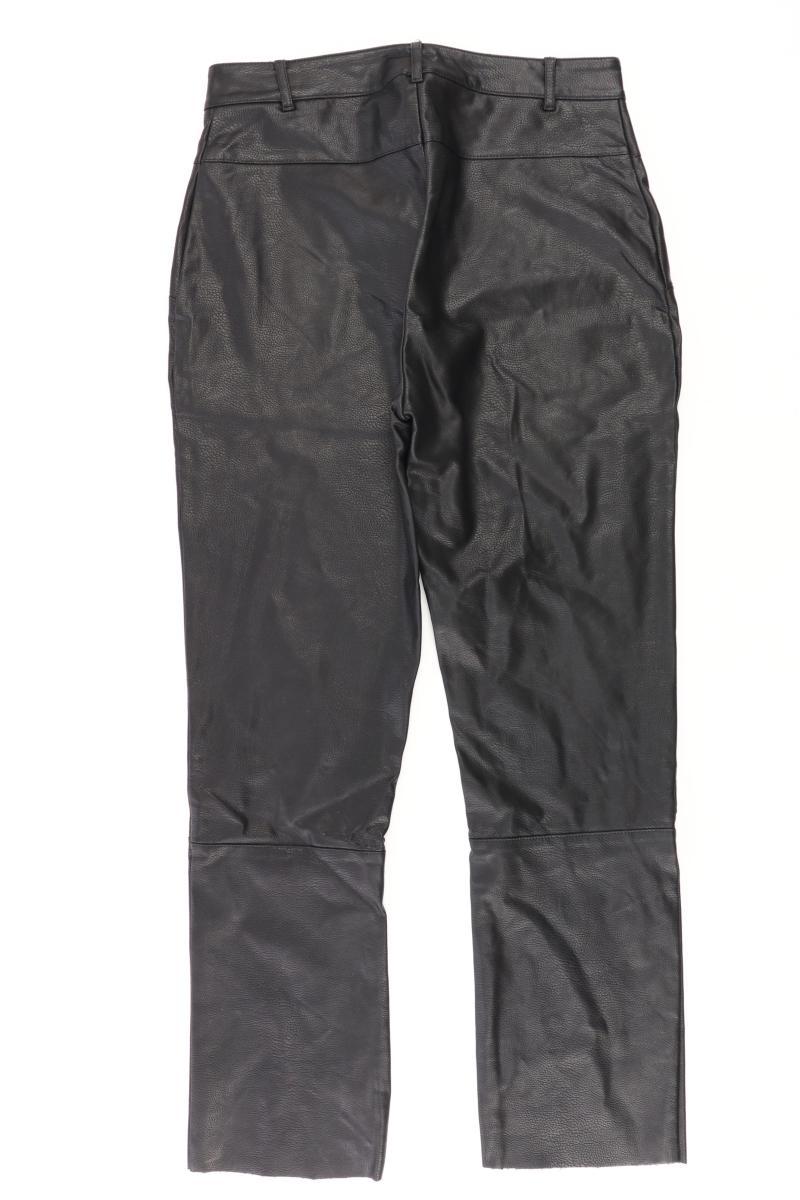 Pull&Bear Kunstlederhose Gr. 38 schwarz aus Polyurethan