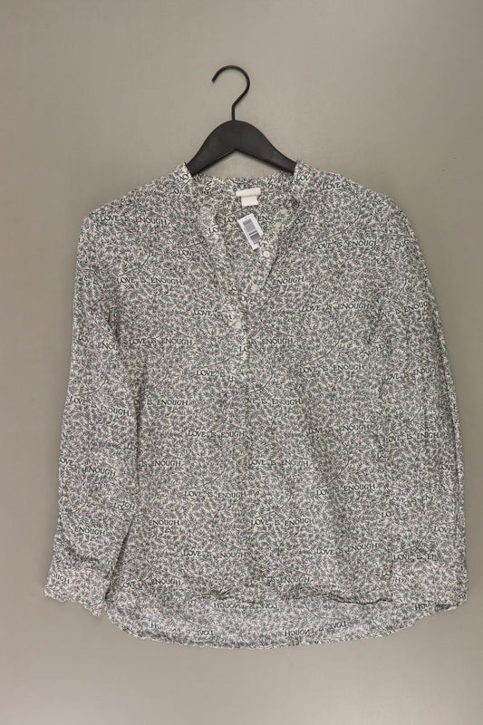 H&M Langarmbluse Gr. 42 creme aus Viskose