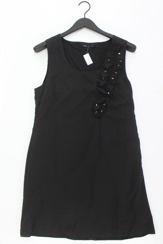Fransa Abendkleid Gr. L Ärmellos schwarz