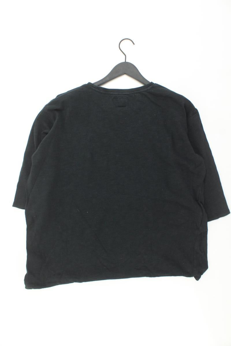 T-Shirt für Herren Gr. XXL 3/4 Ärmel schwarz aus Baumwolle