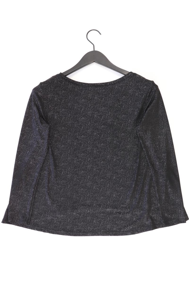 H&M Longsleeve-Shirt Gr. S Langarm mit Glitzer schwarz