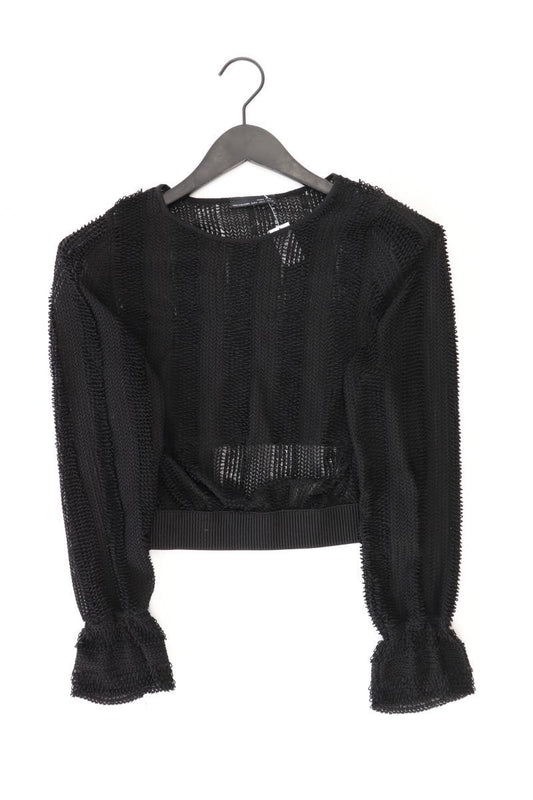 Zara Longsleeve-Shirt Gr. M Langarm schwarz