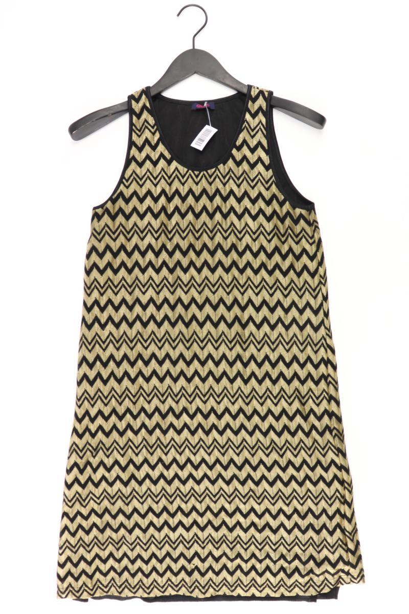 Buffalo Abendkleid Gr. 44 Ärmellos gold aus Baumwolle