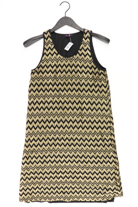 Buffalo Abendkleid Gr. 44 Ärmellos gold aus Baumwolle