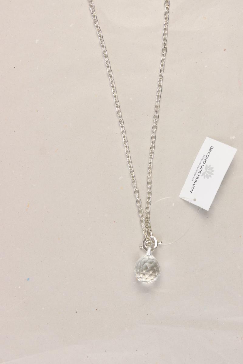 Second Hand Outfit Größe L mit Zopfpullover in Gr. L und Halskette