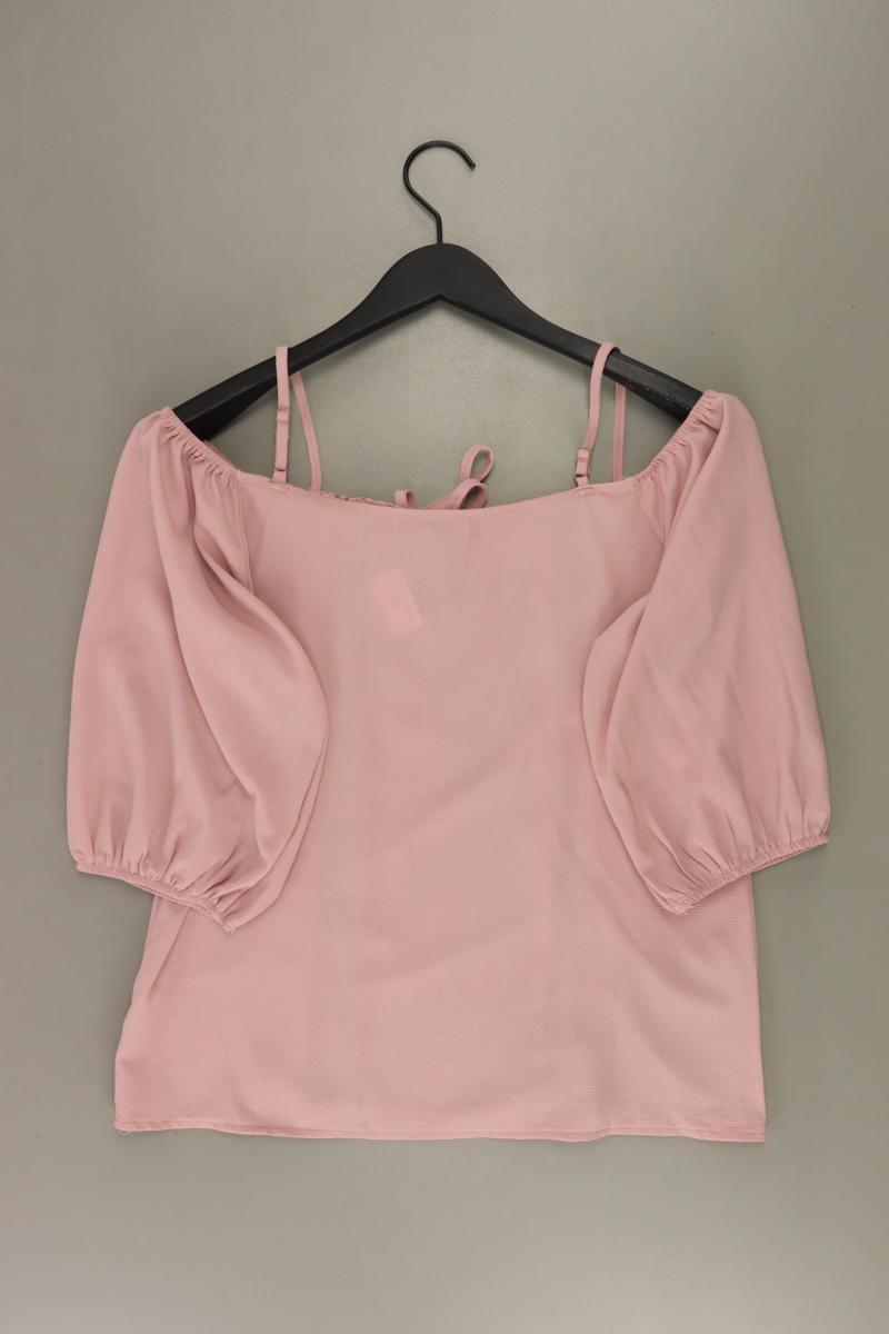 Bluse Gr. M 3/4 Ärmel rosa aus Polyester