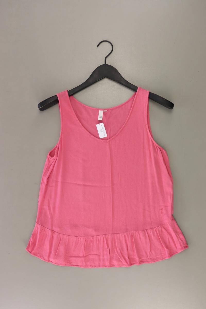 QS by s.Oliver Ärmellose Bluse Gr. 38 pink aus Viskose