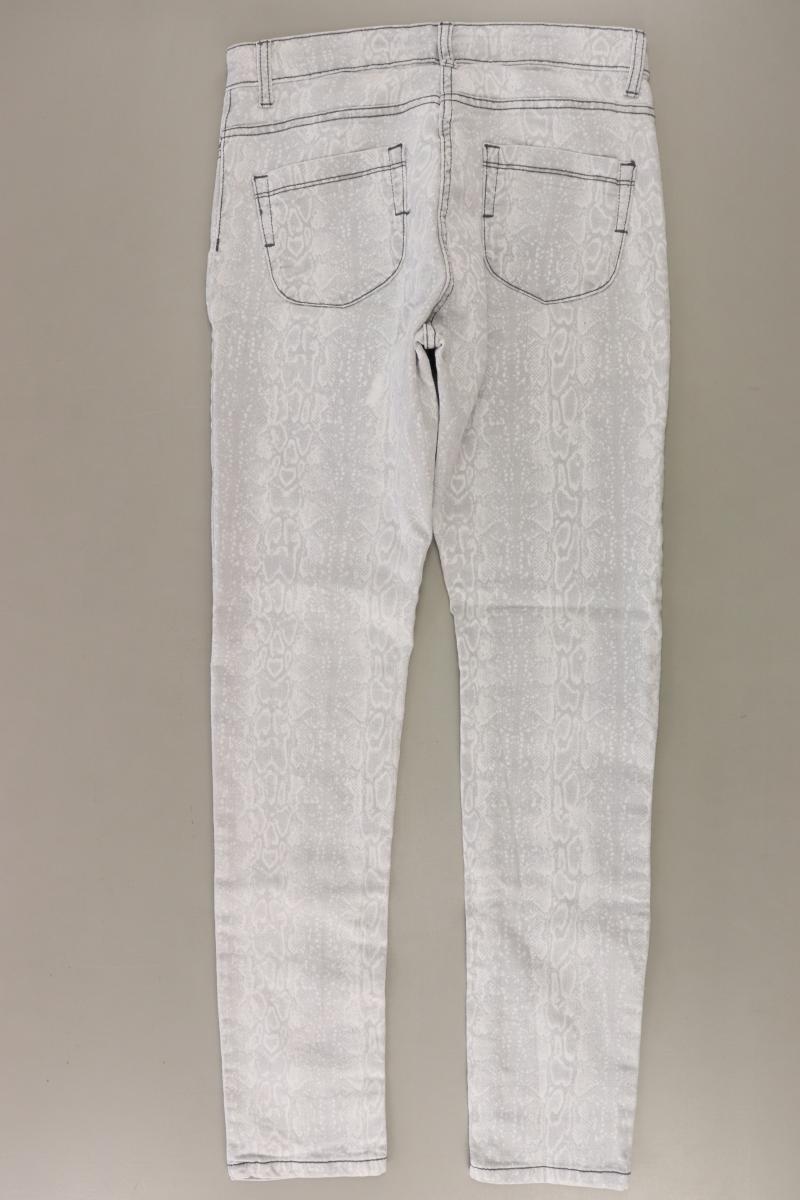 Blue Motion Jeans Gr. 40 mit Tierdruck grau aus Baumwolle