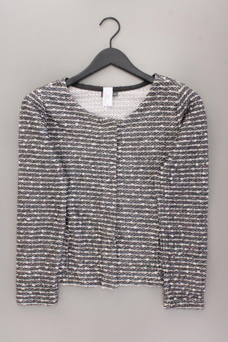 Street One Strickjacke Gr. 38 Langarm grau