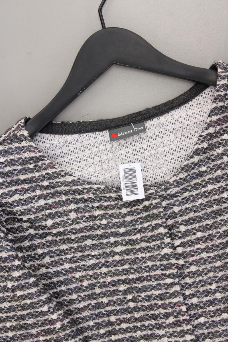 Street One Strickjacke Gr. 38 Langarm grau