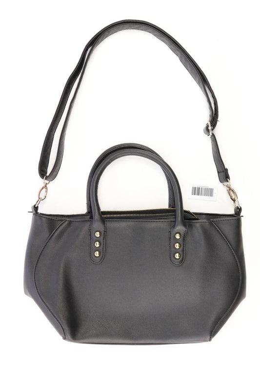 Henkeltasche schwarz aus Polyurethan