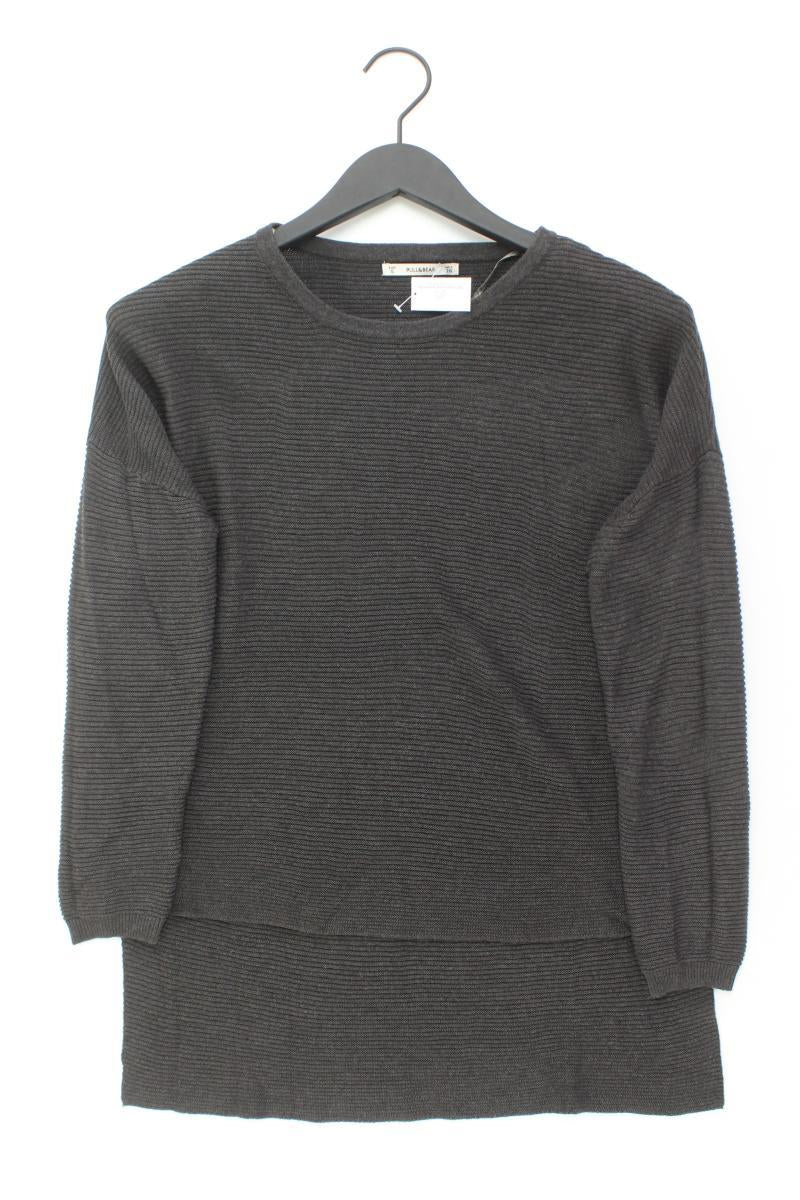 Pull&Bear Grobstrickpullover Gr. S braun