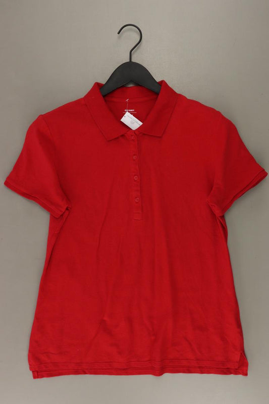 Old Navy Poloshirt Gr. M Kurzarm rot aus Baumwolle