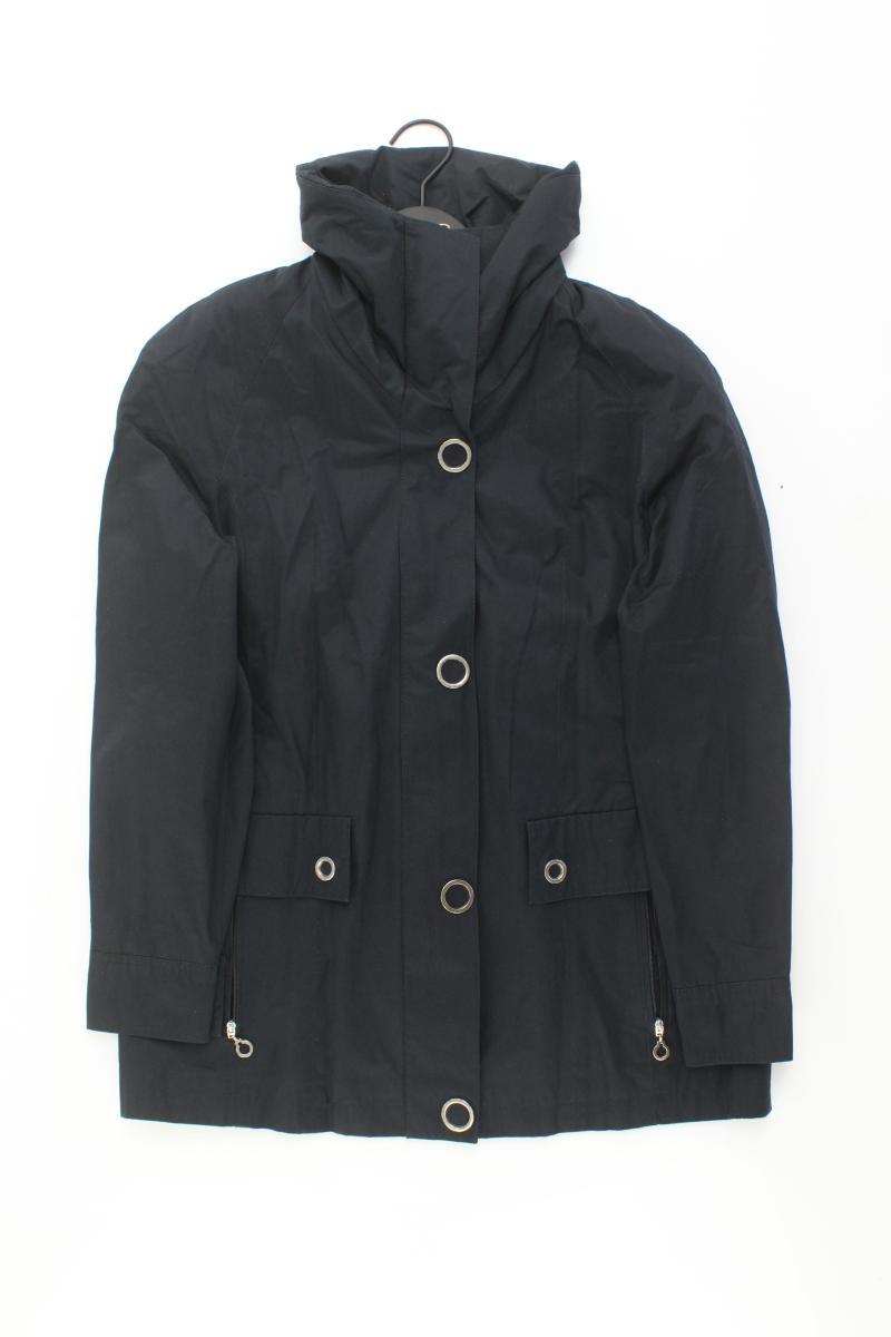 Lange Jacke Gr. 38 schwarz aus Baumwolle