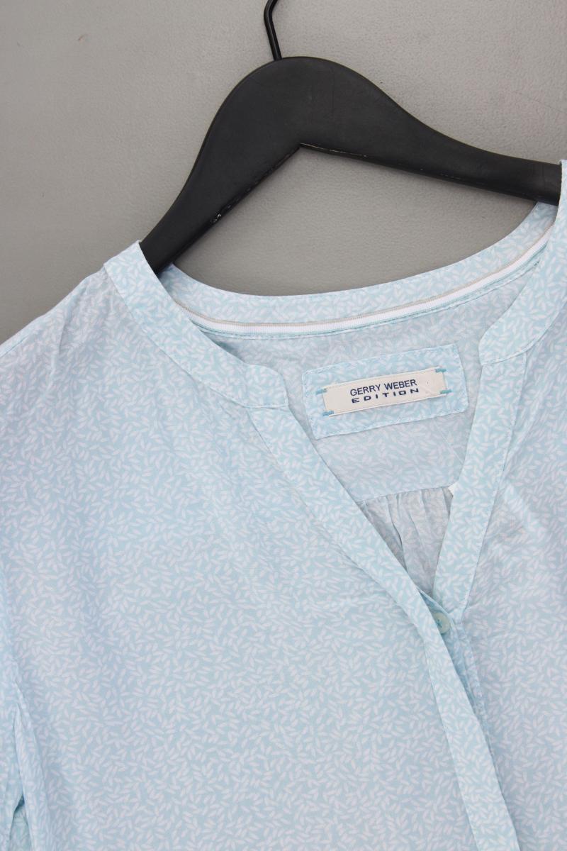 Gerry Weber Kurzarmbluse Gr. M blau