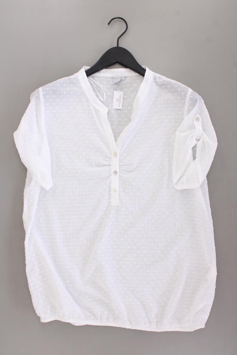 Liberty Kurzarmbluse Gr. L weiß aus Polyester