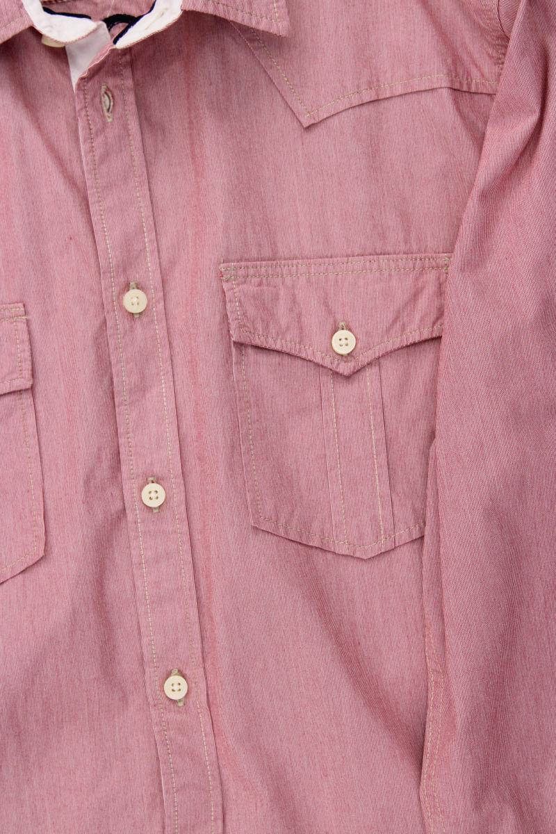 Jack & Jones Langarmhemd für Herren Gr. L rosa aus Baumwolle