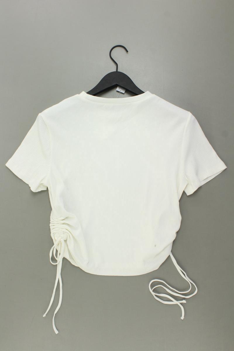 NA-KD T-Shirt Gr. XXL Kurzarm weiß aus Viskose