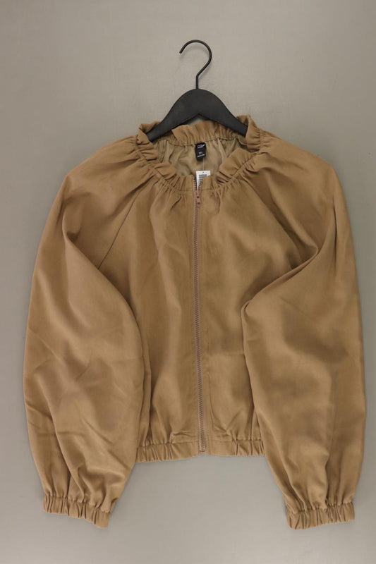 Übergangsjacke Gr. XXL neuwertig braun aus Polyester