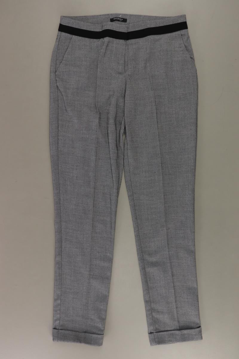 Orsay Hose Gr. 36 grau aus Baumwolle