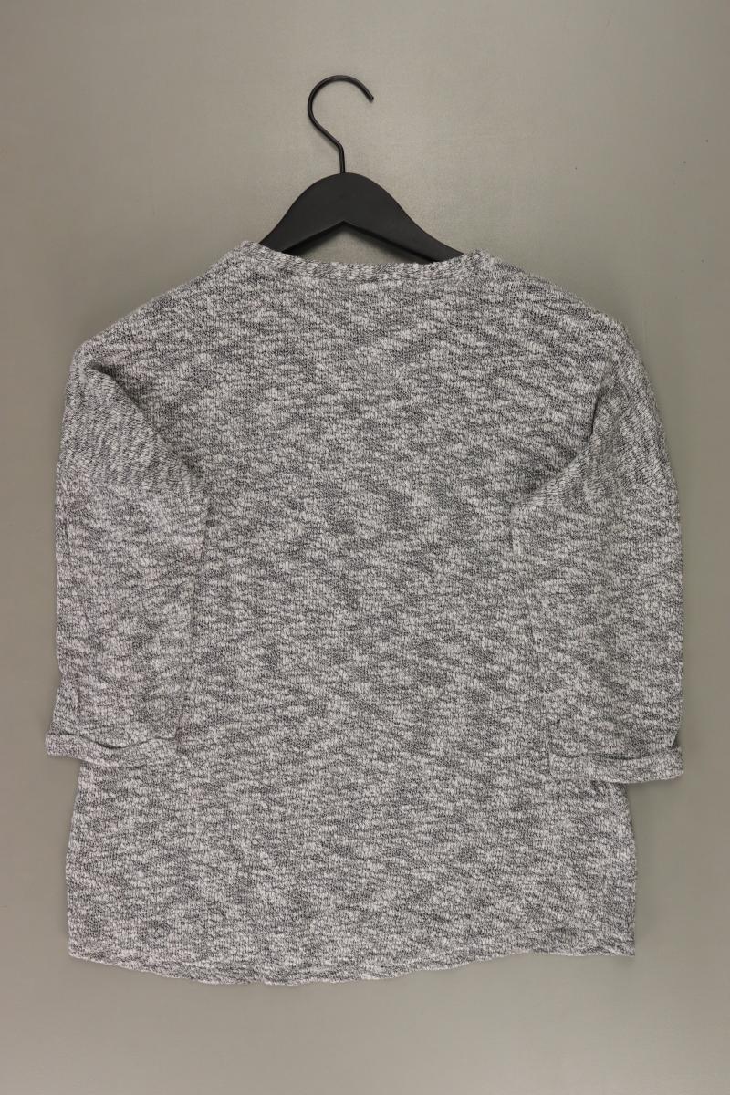 Sure Grobstrickpullover Gr. S mit Pailletten grau