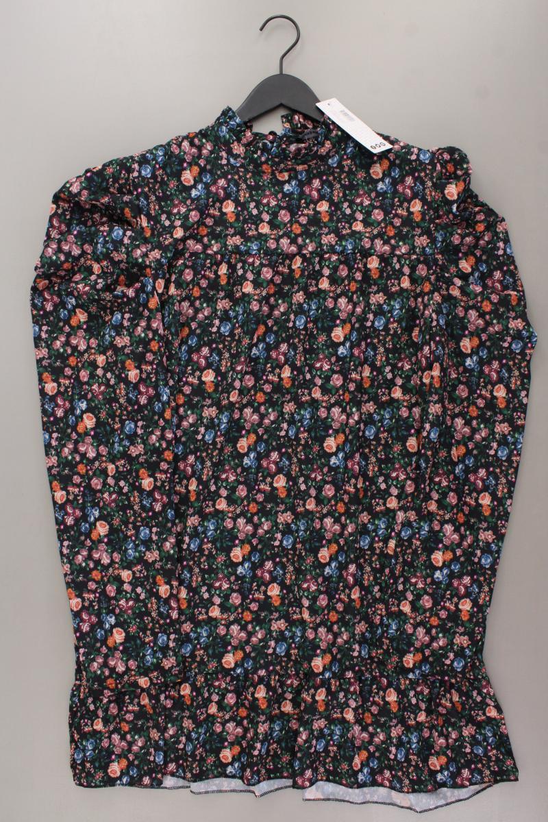 BOOHOO Kurzes Kleid mit Ballonärmeln Gr. 48 mit Blumenmuster neu mit Etikett
