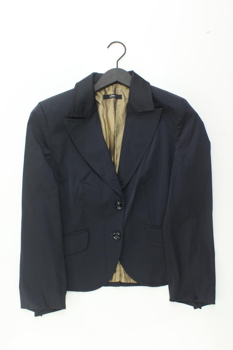 s.Oliver Selection Blazer Gr. M blau aus Baumwolle