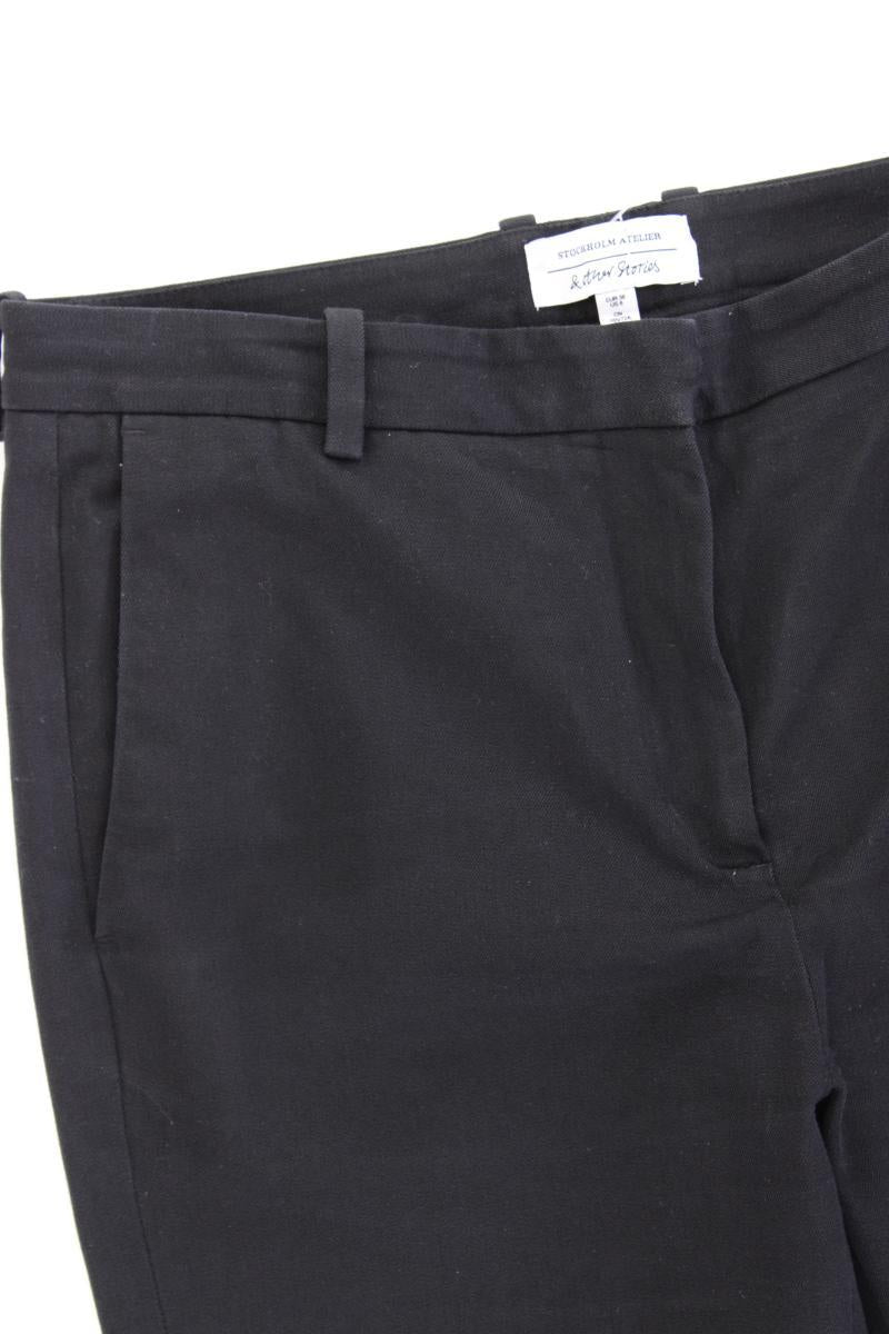 & other stories Hose Gr. 38 schwarz aus Baumwolle