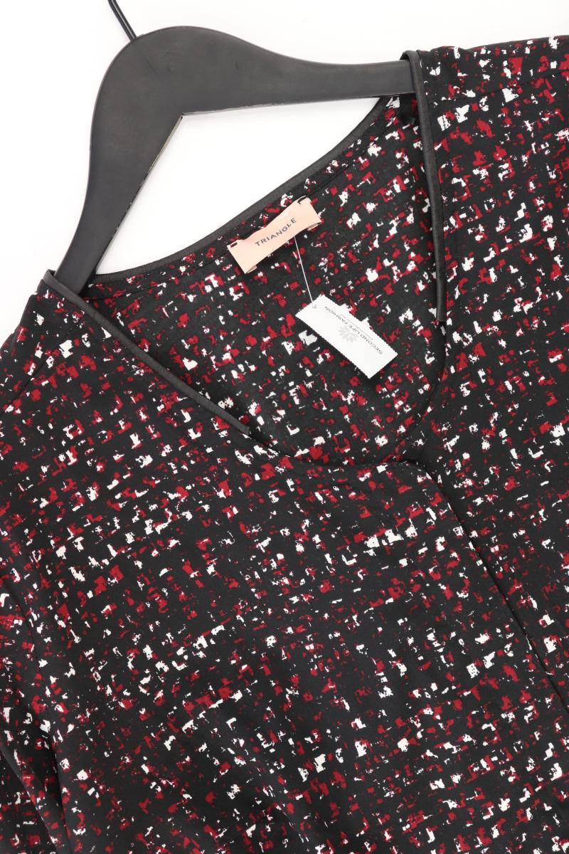 TRIANGLE Langarmbluse Gr. 46 schwarz aus Polyester