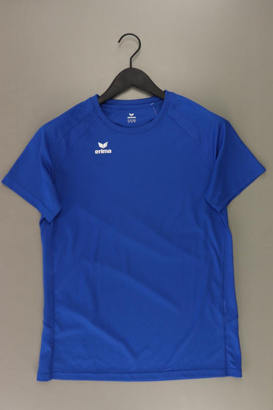 Erima Sportshirt für Herren Gr. 44 Kurzarm blau aus Polyester